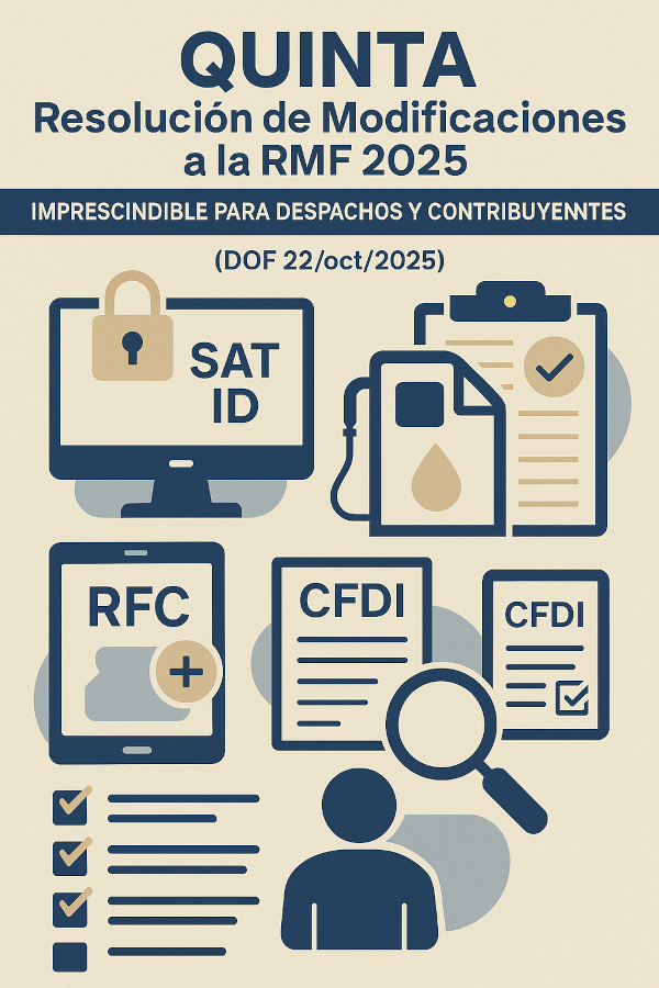 ANEXO 1-A de la Quinta Resolución de modificaciones a la RMF para 2025,